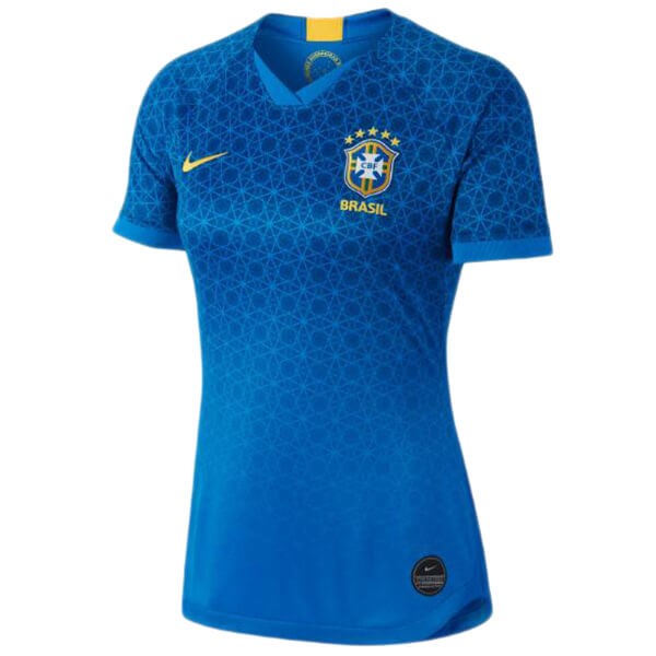 Camiseta Brasil Segunda equipación Mujer 2019 Azul